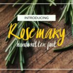 Rosemary Font Poster 1