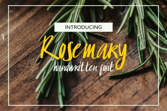 Rosemary Font Poster 1