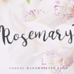 Rosemary Font Poster 1