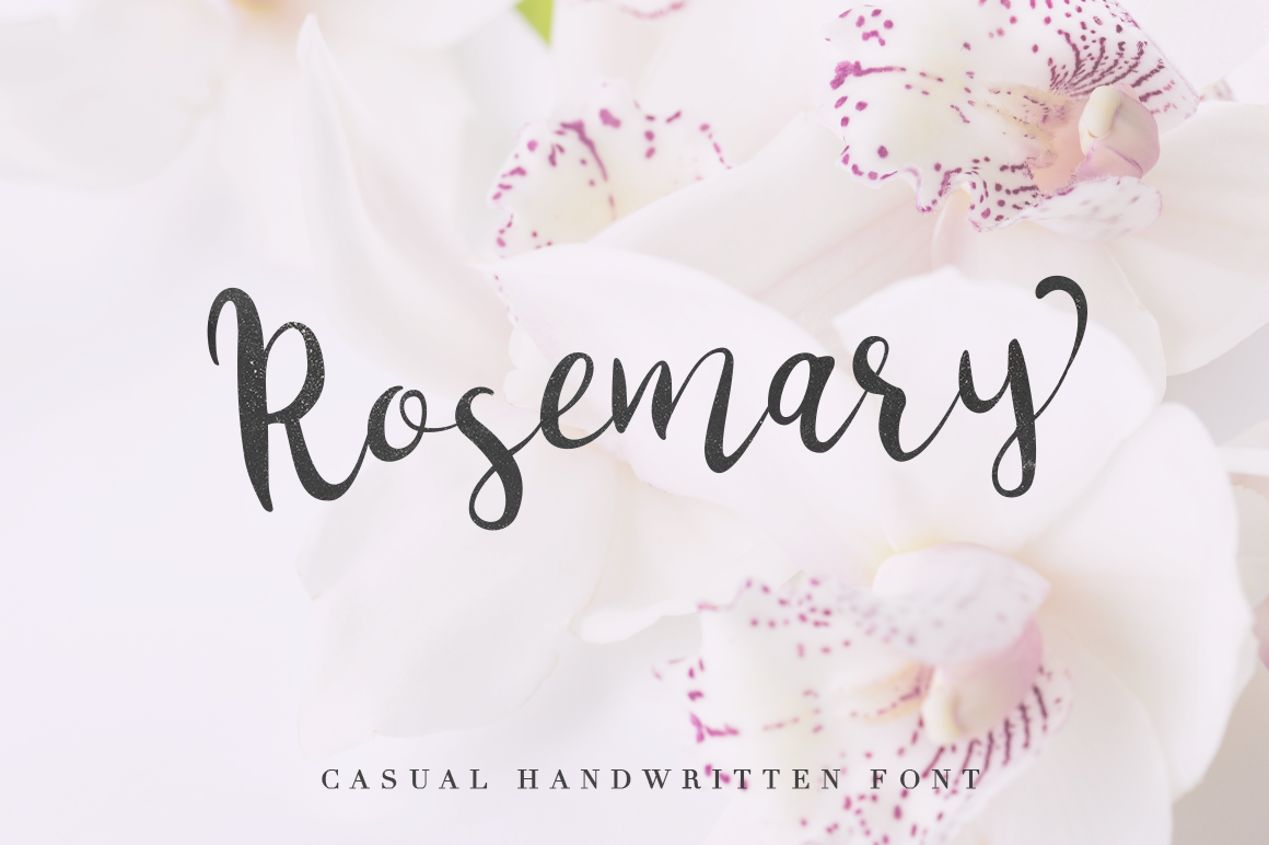 Rosemary Font Poster 1