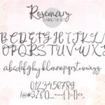 Rosemary Script Font Poster 10