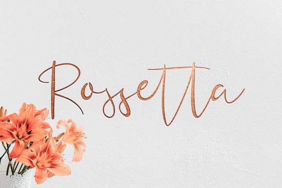 Rossetta Font Poster 1