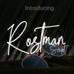 Rostman Font Poster 1