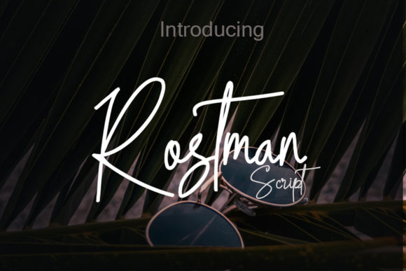 Rostman Font Poster 1