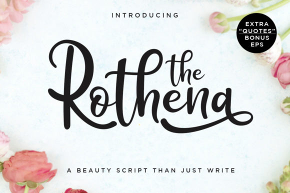 Rothena Font Poster 1