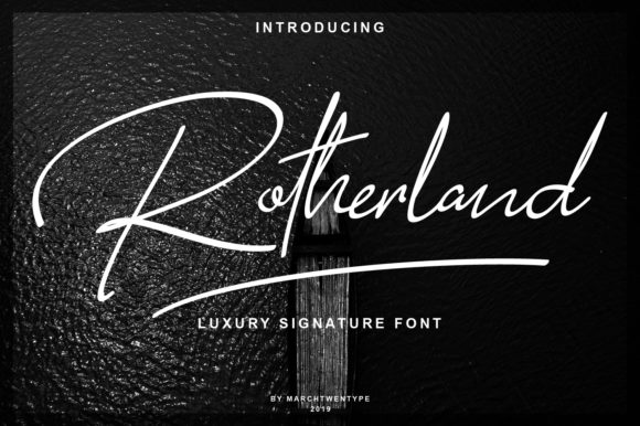 Rotherland Font Poster 1