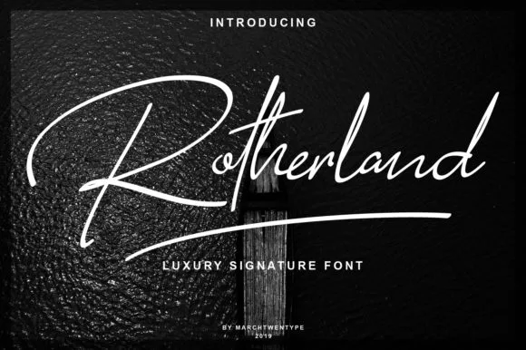 Rotherland Font Rotherland Font Poster 1