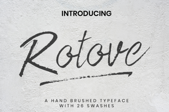 Rotove Font Poster 1