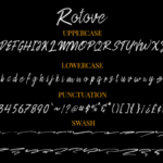 Rotove Font Poster 8