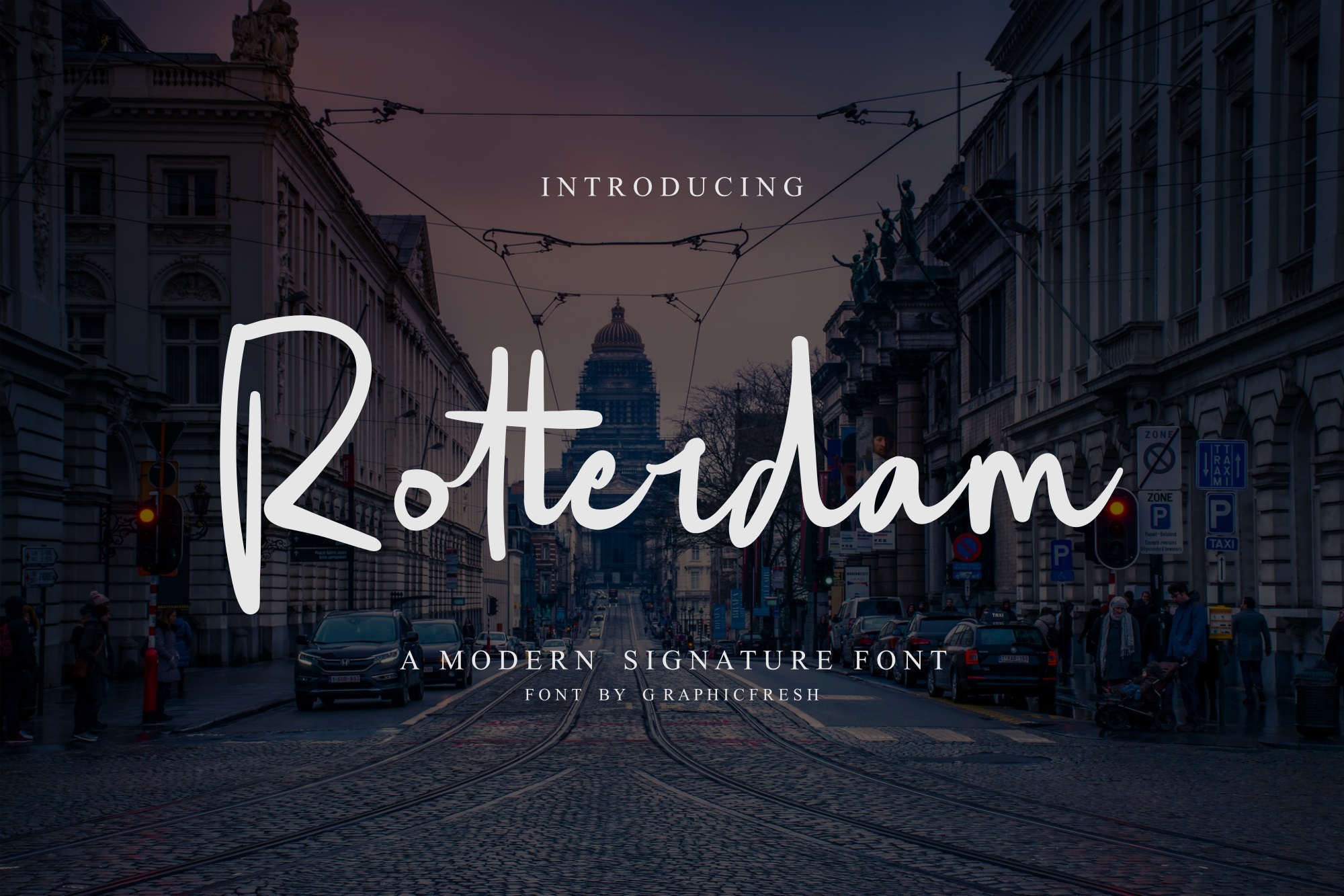 Rotterdam Font Poster 1