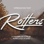Rotters Font Poster 1