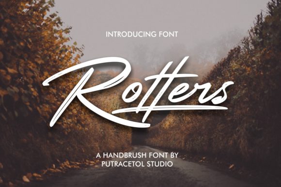 Rotters Font Poster 1