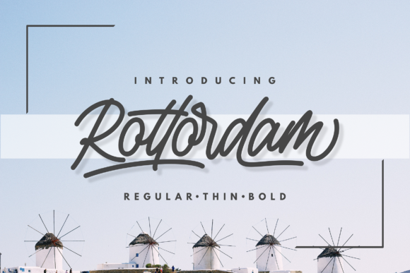 Rottordam Font Poster 1