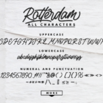 Rottordam Font Poster 13