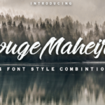 Rouge Maheira Font Poster 1