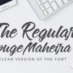 Rouge Maheira Font Poster 2