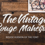Rouge Maheira Font Poster 3