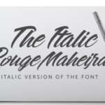Rouge Maheira Font Poster 7
