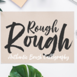 Rough Rough Font Poster 1