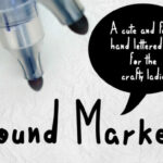 Round Marker Font Poster 1