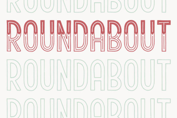 Roundabout Font Poster 1