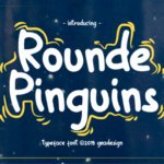 Rounde Pinguins Font Poster 1