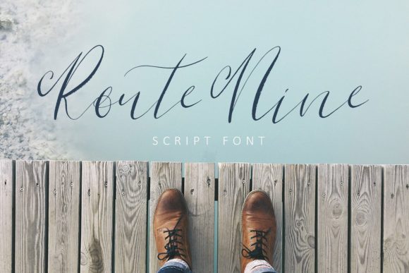 Rout Nine Script Font