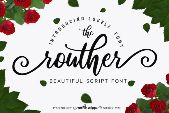 Routher Script Font Poster 1