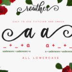 Routher Script Font Poster 4