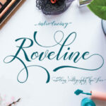 Roveline Script Font Poster 1