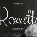 Roxxette Font Poster 1