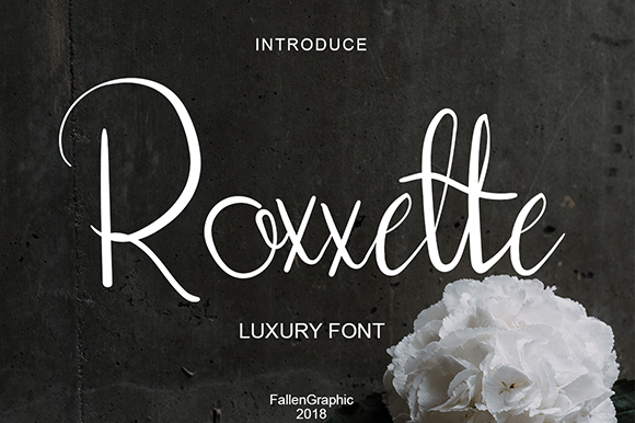 Roxxette Font Poster 1