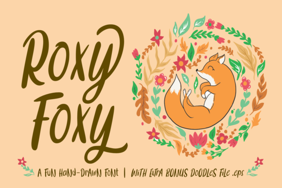 Roxy Foxy Font Poster 1