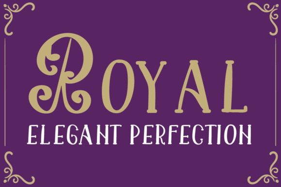 Royal Elegant Font Poster 1