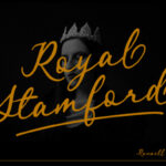 Royal Stamford Font Poster 1