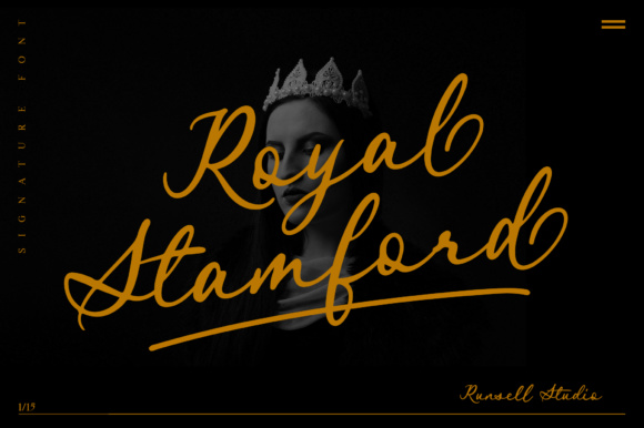 Royal Stamford Font Poster 1