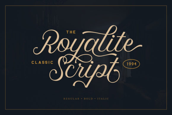 Royalite Script Family Font