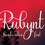 Rubynt Font Poster 1