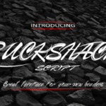 Ruckshack Font Poster 1