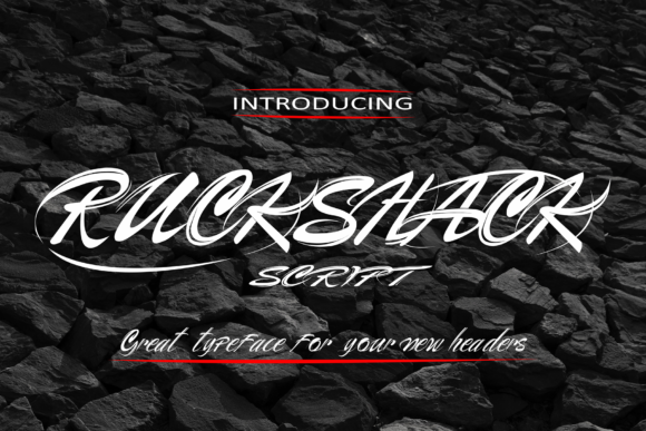 Ruckshack Font Poster 1