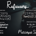 Rufawans Font Poster 7