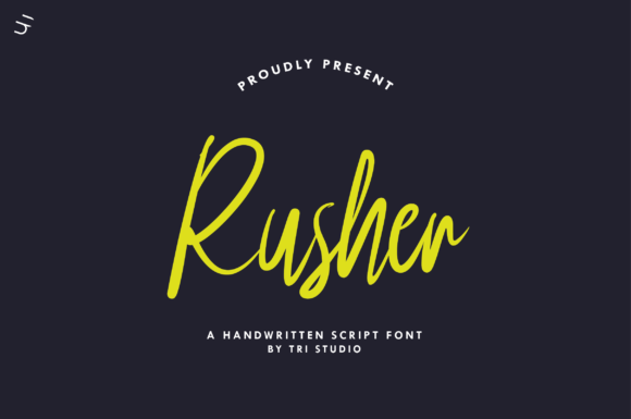 Rusher Font Poster 1