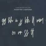 Rushtter Font Poster 4