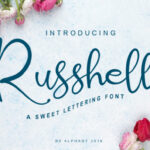 Russhell Font Poster 1