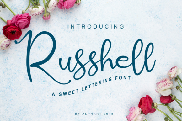 Russhell Font Poster 1