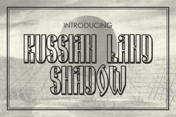 Russian Land Font Poster 1