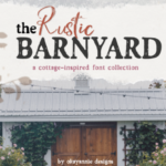 Rustic Barnyard Font Poster 1
