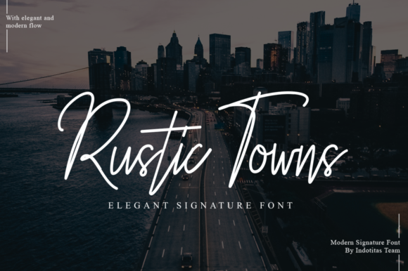 Rustic Towns Font Poster 1