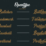 Rusty the Buttcher Font Poster 10