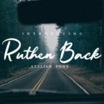 Ruthen Back Font Poster 1